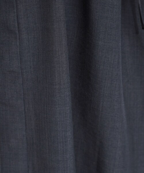 DRESKIP(ドレスキップ)の「【S-LL】お顔周りすっきり 麻調スキッパーシャツワンピース(ワンピース・レディース・チャコールグレー/ダークブラウン/マスタード/ネイビー・01/02/03/04)」の8枚目の写真