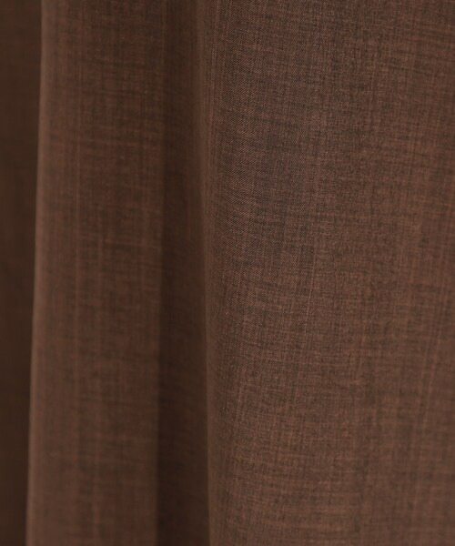 DRESKIP(ドレスキップ)の「【S-LL】お顔周りすっきり 麻調スキッパーシャツワンピース(ワンピース・レディース・チャコールグレー/ダークブラウン/マスタード/ネイビー・01/02/03/04)」の20枚目の写真