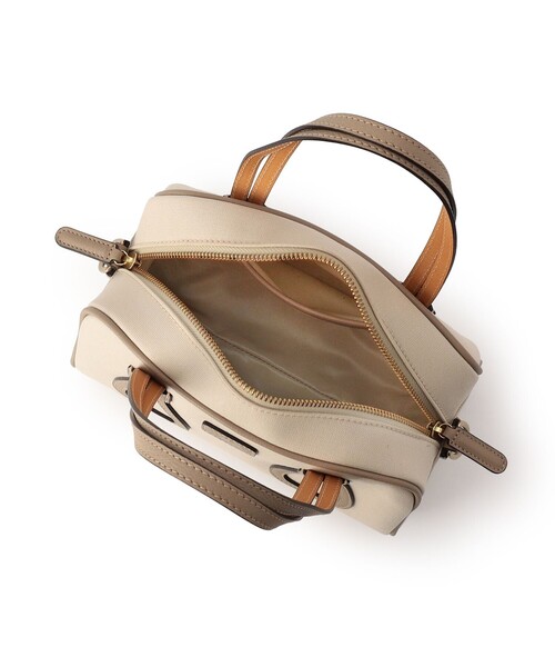 Felisi（フェリージ）の「Felisi（フェリージ） 2Way ミニボストンバッグ 25/14/AM+LD（ハンドバッグ・レディース・オフホワイト/キナリ/ブルー系その他/ネイビー・FREE）」の12枚目の写真