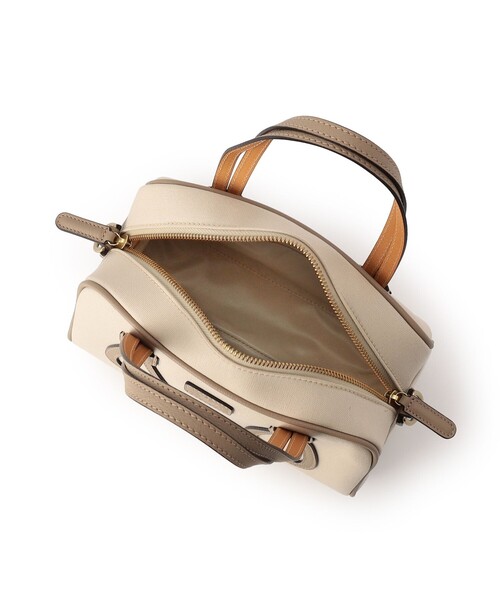 Felisi（フェリージ）の「Felisi（フェリージ） 2Way ミニボストンバッグ 25/14/AM+LD（ハンドバッグ・レディース・オフホワイト/キナリ/ブルー系その他/ネイビー・FREE）」の13枚目の写真