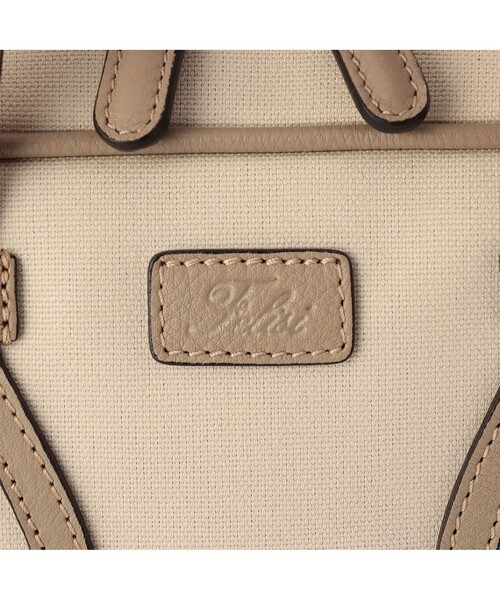 Felisi（フェリージ）の「Felisi（フェリージ） 2Way ミニボストンバッグ 25/14/AM+LD（ハンドバッグ・レディース・オフホワイト/キナリ/ブルー系その他/ネイビー・FREE）」の15枚目の写真