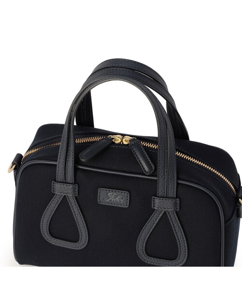 Felisi（フェリージ）の「Felisi（フェリージ） 2Way ミニボストンバッグ 25/14/AM+LD（ハンドバッグ・レディース・オフホワイト/キナリ/ブルー系その他/ネイビー・FREE）」の20枚目の写真