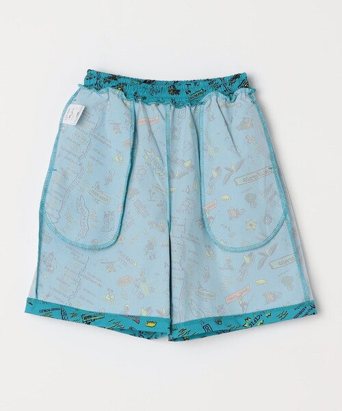 Ocean Pacific（オーシャンパシフィック）の「Ocean Pacific:〈UVカット/吸汗速乾等〉PEARTEX 水陸両用 プリント ショーツ<KIDS>（その他パンツ・キッズ・ブルー・130/140/150）」の2枚目の写真