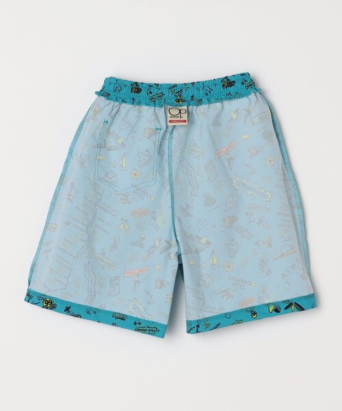 Ocean Pacific（オーシャンパシフィック）の「Ocean Pacific:〈UVカット/吸汗速乾等〉PEARTEX 水陸両用 プリント ショーツ<KIDS>（その他パンツ・キッズ・ブルー・130/140/150）」の3枚目の写真