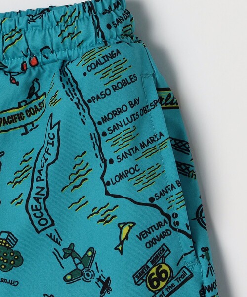 Ocean Pacific（オーシャンパシフィック）の「Ocean Pacific:〈UVカット/吸汗速乾等〉PEARTEX 水陸両用 プリント ショーツ<KIDS>（その他パンツ・キッズ・ブルー・130/140/150）」の6枚目の写真