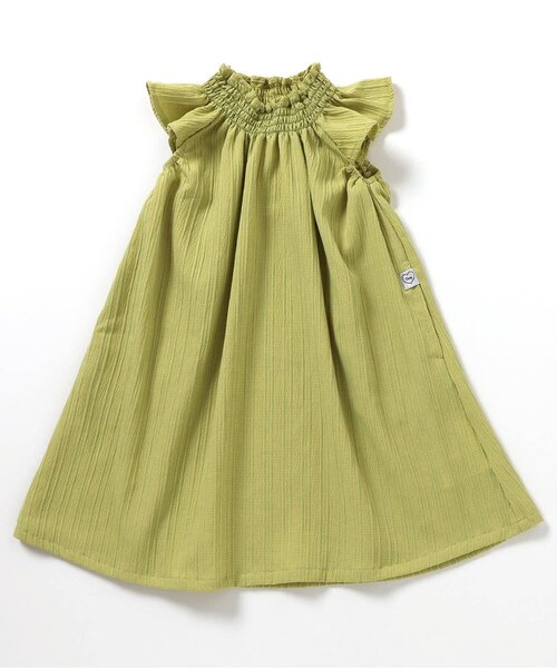 BREEZE（ブリーズ）の「【リンク/ジュニア対応】シャーリングワンピ（ワンピース・キッズ・イエロー/ブルー/サックスブルー・80/90/100/110/120/130/140）」の10枚目の写真