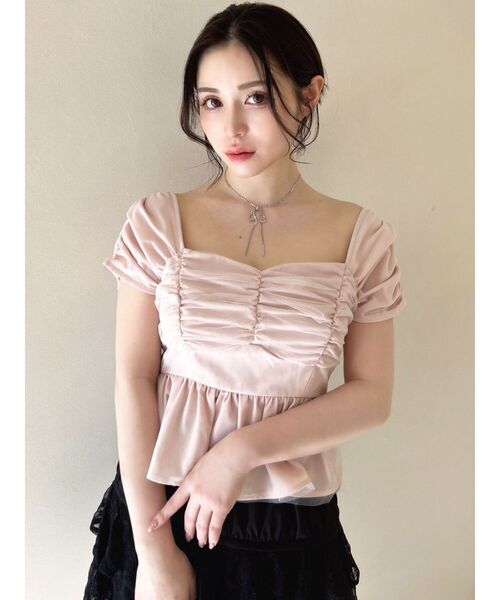 RESEXXY(リゼクシー)の「シャイニーリボンネックレス(ネックレス・レディース・シルバー/ゴールド・FREE)」の4枚目の写真