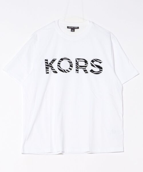 MICHAELKORS/マイケルコース ゼブラロゴ Tシャツ セール】ゼブラ KORS Tシャツ（Tシャツ/カットソー）｜MICHAEL