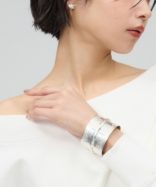 セール】【ADRAR】WIDE CUFF（バングル/リストバンド）｜BABYLONE