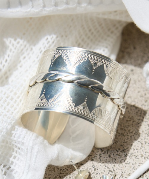 kudos バングル ANTIDOTE BUYERS CLUB 「Ornament Bangle」 SILVER950製 バングル