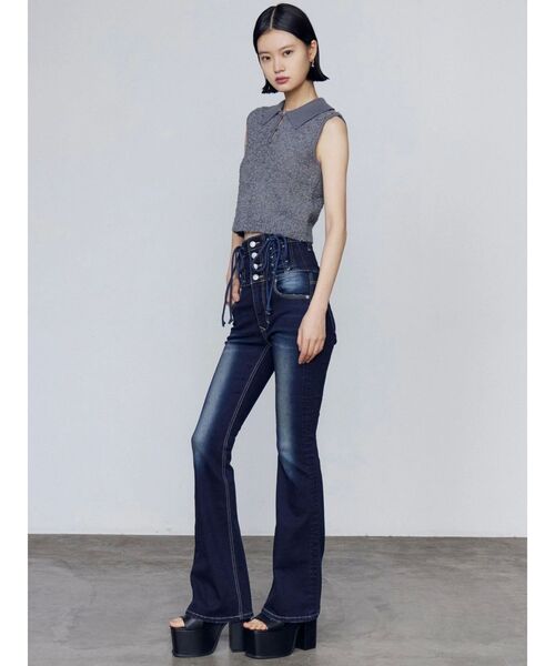 EMODA(エモダ)の「サイドオープンバルキーサンダル(サンダル・レディース・ブラック・SMALL/MEDIUM/LARGE)」の9枚目の写真