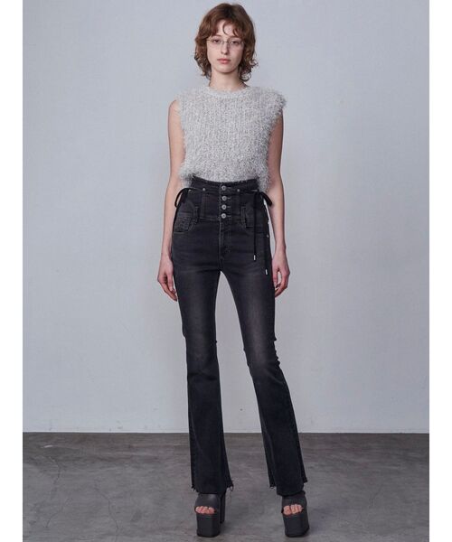 EMODA(エモダ)の「サイドオープンバルキーサンダル(サンダル・レディース・ブラック・SMALL/MEDIUM/LARGE)」の16枚目の写真