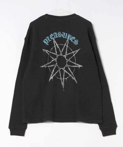 PLEASURES（プレジャー）の「SPIT THERMAL LONG SLEEVE（Tシャツ/カットソー・メンズ・ブラック・X-LARGE/LARGE/MEDIUM/SMALL）」の6枚目の写真