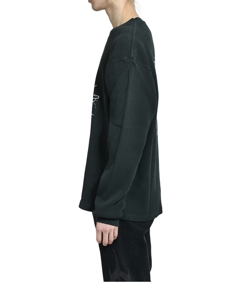 PLEASURES（プレジャー）の「SPIT THERMAL LONG SLEEVE（Tシャツ/カットソー・メンズ・ブラック・X-LARGE/LARGE/MEDIUM/SMALL）」の8枚目の写真