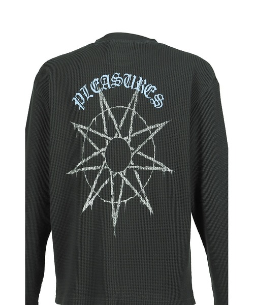 PLEASURES（プレジャー）の「SPIT THERMAL LONG SLEEVE（Tシャツ/カットソー・メンズ・ブラック・X-LARGE/LARGE/MEDIUM/SMALL）」の2枚目の写真