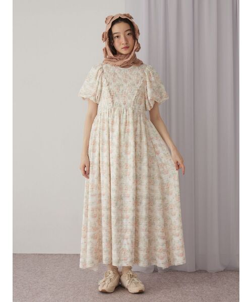 merry jenny vintage flowerワンピース セール】vintage flowerワンピース（ワンピース）｜merry jenny