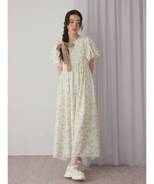 CARAMEL vintage floral print ワンピース　3y caramel vintage floral ワンピース 3y