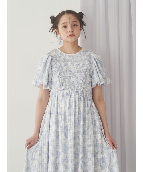 merry jenny（メリージェニー）の「vintage flowerワンピース（ワンピース・レディース・イエロー/ピンク/ブルー・FREE）」の17枚目の写真