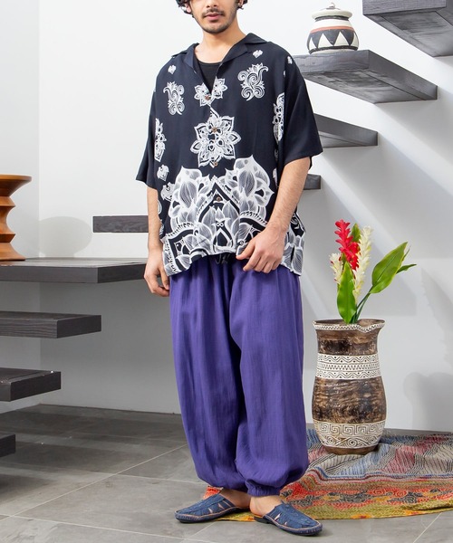 チャイハネ(チャイハネ)の「【チャイハネ】VORRUK アーティットMEN'Sシャツ(シャツ/ブラウス・メンズ・ホワイト/ブルー/ブラック/オレンジ・FREE)」の15枚目の写真
