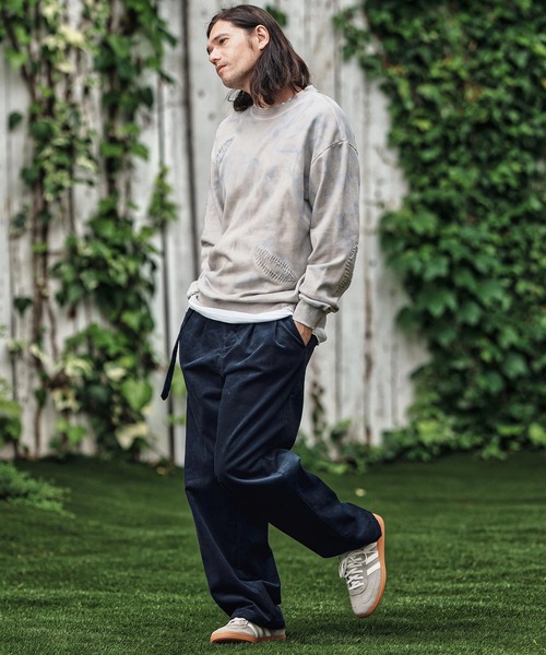 CAMBIO(カンビオ)の「mp13803- Belted Corduroy Two Tuck Wide Pants コーデュロイワイドパンツ(その他パンツ・メンズ・ブラック/ネイビー/ブラウン・S/M/L)」の14枚目の写真