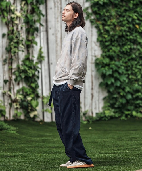 CAMBIO(カンビオ)の「mp13803- Belted Corduroy Two Tuck Wide Pants コーデュロイワイドパンツ(その他パンツ・メンズ・ブラック/ネイビー/ブラウン・S/M/L)」の15枚目の写真