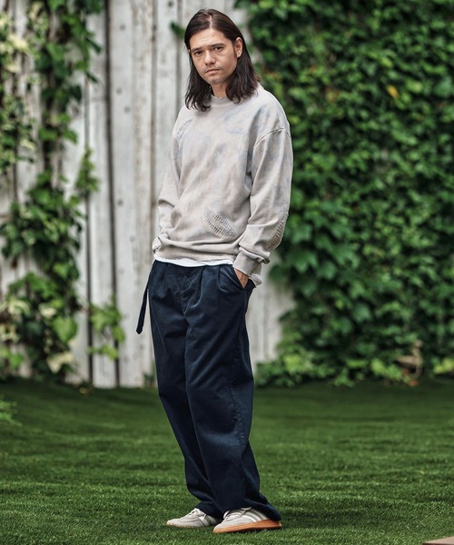 CAMBIO(カンビオ)の「mp13803- Belted Corduroy Two Tuck Wide Pants コーデュロイワイドパンツ(その他パンツ・メンズ・ブラック/ネイビー/ブラウン・S/M/L)」の16枚目の写真