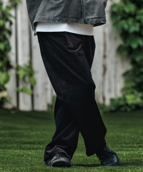 CAMBIO(カンビオ)の「mp13803- Belted Corduroy Two Tuck Wide Pants コーデュロイワイドパンツ(その他パンツ・メンズ・ブラック/ネイビー/ブラウン・S/M/L)」の17枚目の写真