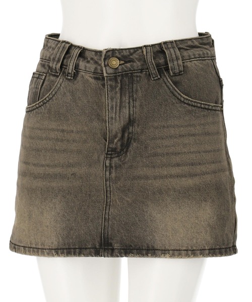 ANAP(アナップ)の「デニム マイクロ ミニ スカート(デニムスカート・レディース・ブルー/ブラック・S/M)」の3枚目の写真