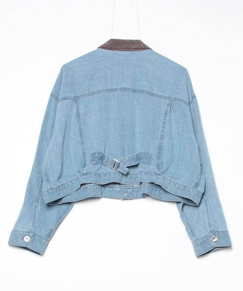DOUBLE STANDARD CLOTHING（ダブルスタンダードクロージング）の「テンセルデニムジャケット（デニムジャケット・レディース・インディゴブルー・36/38）」の15枚目の写真