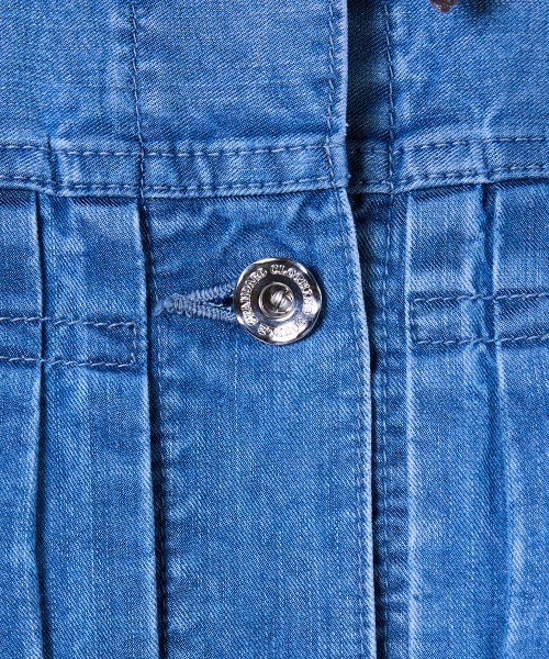 DOUBLE STANDARD CLOTHING（ダブルスタンダードクロージング）の「テンセルデニムジャケット（デニムジャケット・レディース・インディゴブルー・36/38）」の10枚目の写真