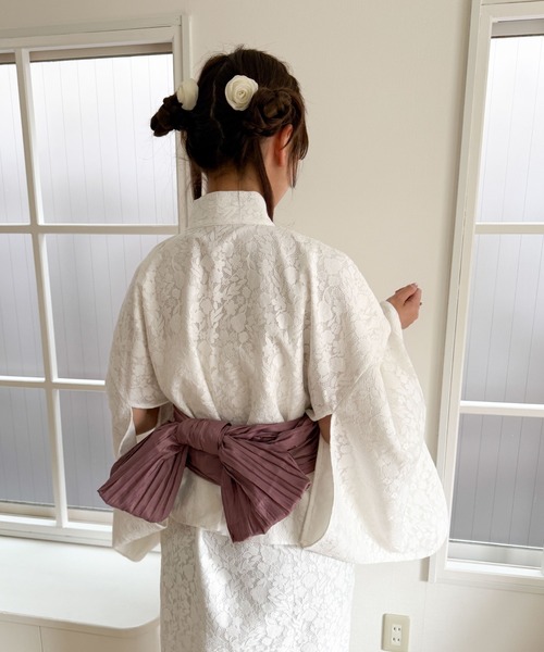 WEGO(ウィゴー)の「WEGO/2WAYレース浴衣(浴衣・レディース・ホワイト・FREE)」の12枚目の写真