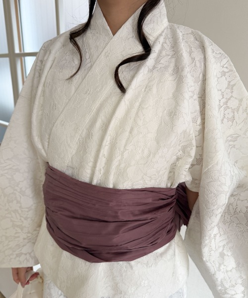 WEGO(ウィゴー)の「WEGO/2WAYレース浴衣(浴衣・レディース・ホワイト・FREE)」の5枚目の写真