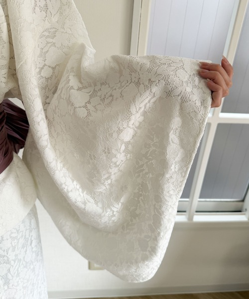 WEGO(ウィゴー)の「WEGO/2WAYレース浴衣(浴衣・レディース・ホワイト・FREE)」の6枚目の写真