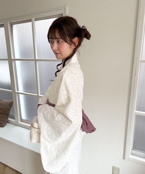 WEGO(ウィゴー)の「WEGO/2WAYレース浴衣(浴衣・レディース・ホワイト・FREE)」の11枚目の写真