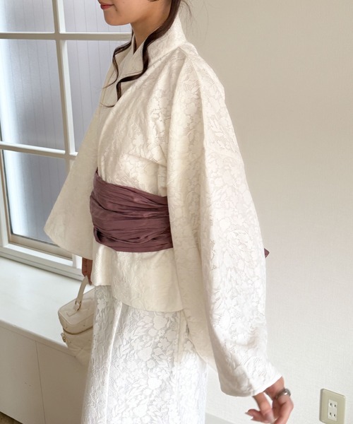 WEGO(ウィゴー)の「WEGO/2WAYレース浴衣(浴衣・レディース・ホワイト・FREE)」の3枚目の写真