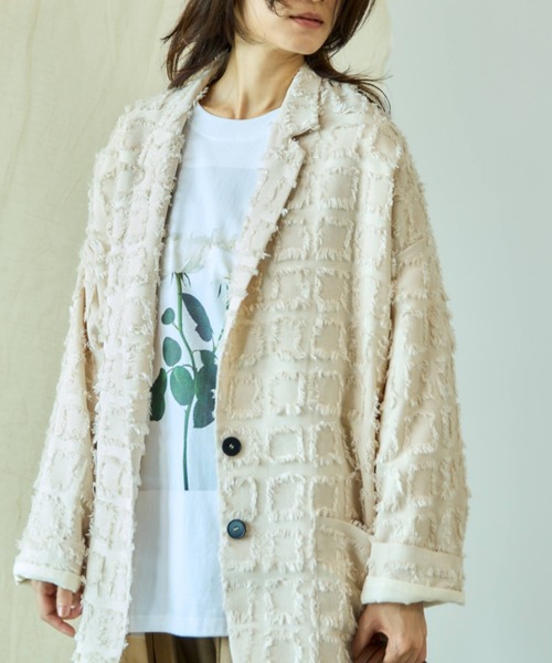 Libra Cue(リブラ キュー)の「フラワープリントTシャツ(Tシャツ/カットソー・レディース・ブラック/ホワイト・FREE)」の20枚目の写真