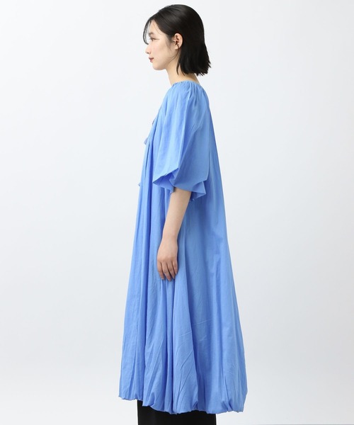 セール】《natural by clip》コットンバルーンギャザーワンピース