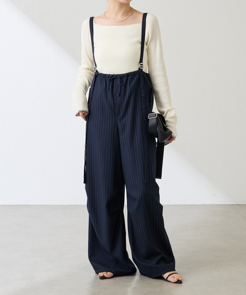 GALLARDAGALANTE【R JUBILEE】パラシュートパンツ/別注 セール】【UNISEX/2サイズ展開】アシメZIPパラシュートパンツ