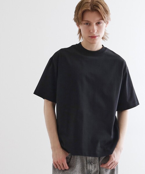 tk.TAKEO KIKUCHI（ティーケータケオキクチ）の「【接触冷感・抗菌・UVカット機能】フレンドリークールカットソー（Tシャツ/カットソー・メンズ・ホワイト/ブラック/チャコールグレー・01/02/03）」の2枚目の写真