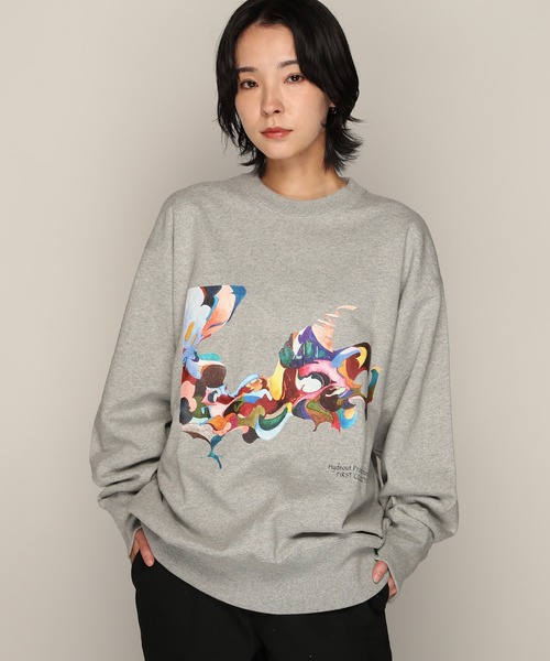 YEN TOWN MARKET（イェンタウンマーケット）の「【Nujabes】ヌジャベス FIRST COLLECTION クルーネック スウェット（スウェット・メンズ・ブラック/アッシュグレー/サンドベージュ/ネイビー・L/M/XL）」の9枚目の写真