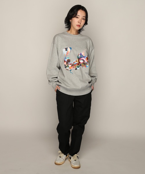 YEN TOWN MARKET（イェンタウンマーケット）の「【Nujabes】ヌジャベス FIRST COLLECTION クルーネック スウェット（スウェット・メンズ・ブラック/アッシュグレー/サンドベージュ/ネイビー・L/M/XL）」の11枚目の写真