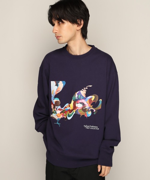 YEN TOWN MARKET（イェンタウンマーケット）の「【Nujabes】ヌジャベス FIRST COLLECTION クルーネック スウェット（スウェット・メンズ・ブラック/アッシュグレー/サンドベージュ/ネイビー・L/M/XL）」の17枚目の写真