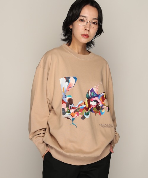 YEN TOWN MARKET（イェンタウンマーケット）の「【Nujabes】ヌジャベス FIRST COLLECTION クルーネック スウェット（スウェット・メンズ・ブラック/アッシュグレー/サンドベージュ/ネイビー・L/M/XL）」の13枚目の写真