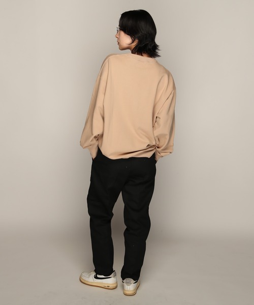 YEN TOWN MARKET（イェンタウンマーケット）の「【Nujabes】ヌジャベス FIRST COLLECTION クルーネック スウェット（スウェット・メンズ・ブラック/アッシュグレー/サンドベージュ/ネイビー・L/M/XL）」の16枚目の写真