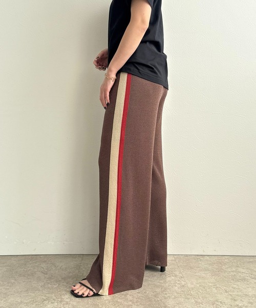 LHELBIE(レルビエ)の「ラメニットパンツ(その他パンツ・レディース・ブラウン/ネイビー/ブラック・M)」の17枚目の写真