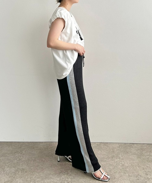LHELBIE(レルビエ)の「ラメニットパンツ(その他パンツ・レディース・ブラウン/ネイビー/ブラック・M)」の12枚目の写真