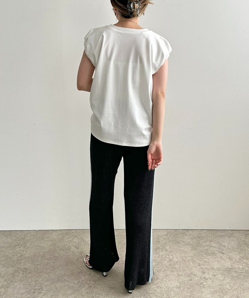 LHELBIE(レルビエ)の「ラメニットパンツ(その他パンツ・レディース・ブラウン/ネイビー/ブラック・M)」の11枚目の写真