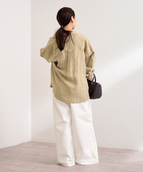 framework LIBECO-LINENオーバーシャツ FRAMeWORK｜LIBECO-LINENオーバーシャツ | Rakuten Fashion(楽天