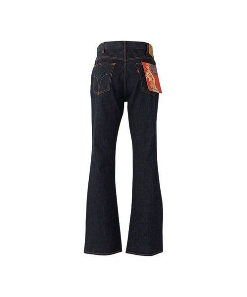 HYSTERIC GLAMOUR（ヒステリックグラマー）の「デニムフレアパンツ（デニムパンツ・メンズ・ブラック/ライトインディゴブルー・34inch/33inch/32inch/31inch/30inch/29inch/28inch）」の4枚目の写真