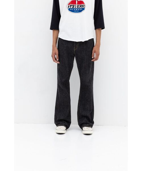 HYSTERIC GLAMOUR（ヒステリックグラマー）の「デニムフレアパンツ（デニムパンツ・メンズ・ブラック/ライトインディゴブルー・34inch/33inch/32inch/31inch/30inch/29inch/28inch）」の10枚目の写真